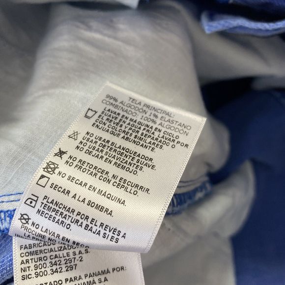 ARTURO CALLE MEN'S SHORTS GOLF BLUE SIZE 36 - Slim FIt - Picture 9 of 10